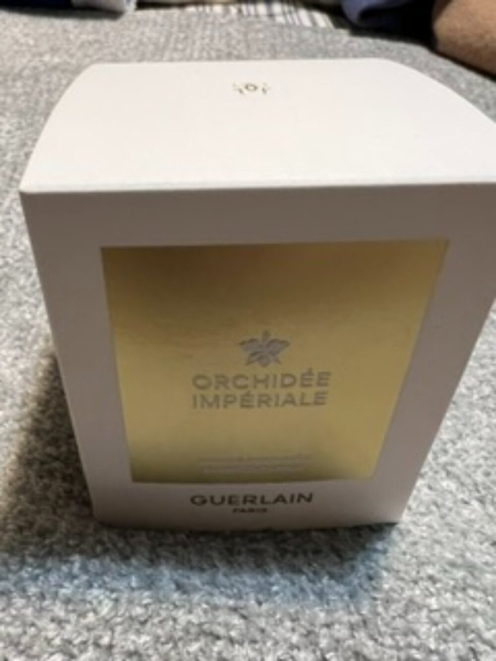 NWT Guerlain Paris Orchidee Imperiale Scented Candle 6.3 oz. Made in France.